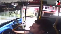 Halk otobüsü şoföründen örnek davranış
