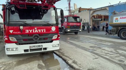 Adana'da alüminyum fabrikasında yangın