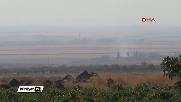 Savaş uçakları Kilis sınırında IŞİD'İ vuruyor