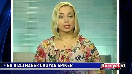 EN HIZLI HABER OKUYAN SPİKER