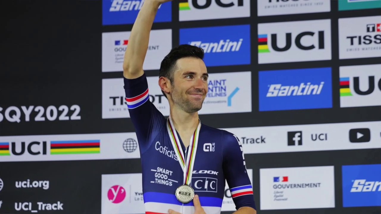 Championnats du Monde 2022 - Piste - Benjamin Thomas, en argent : "Sans l'aide du public, je n'aurais pas fait de médaille"