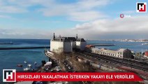 Haydarpaşa Garı'nın son hali havadan görüntülendi