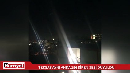 Gece yarısı 156 siren birden çaldı, şehir karıştı