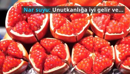 Unutkanlığa iyi gelen yiyecekler