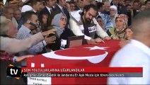 Şehitler son yolculuğuna uğurlandı