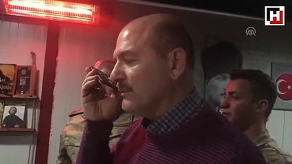 İçişleri Bakanı Soylu yeni yıla Mehmetçikle girdi