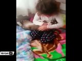 Küçük kızın hayvan sevgisi duygulandırdı