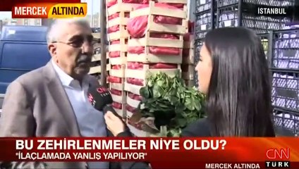 Hal Derneği Başkanı'ndan  "zehirli ıspanak" açıklaması