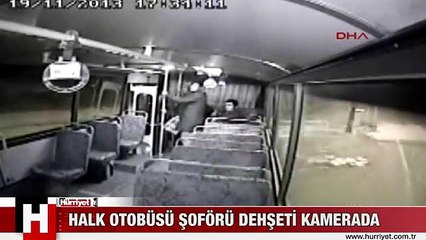 HALK OTOBÜSÜNDE İNANILMAZ OLAY