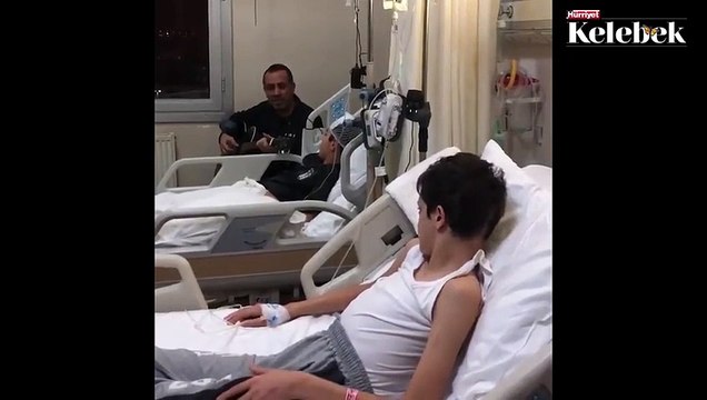 Haluk Levent gönülleri fethetti! Hastaneye gitti konser verdi