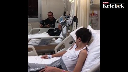 Haluk Levent gönülleri fethetti! Hastaneye gitti konser verdi