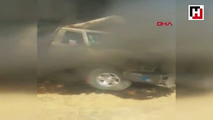 Havan atışı yapan teröristlerin vurulma anı görüntülendi