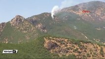 Tunceli'de PKK'lılar askeri helikoptere roketatarlı saldırı düzenledi