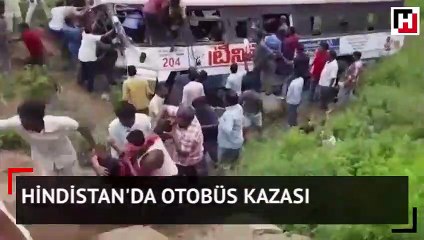 Hindistan'da otobüs kazası