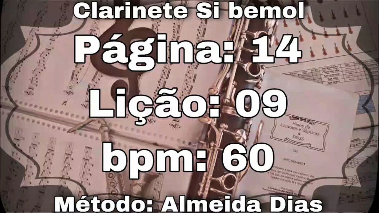 Página: 14 Lição: 09 - Clarinete Si bemol [60 bpm]