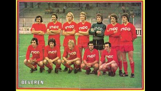 STICKERS PANIINI BELGIUM CHAMPIONSHIP 1975 (SK BEVEREN)