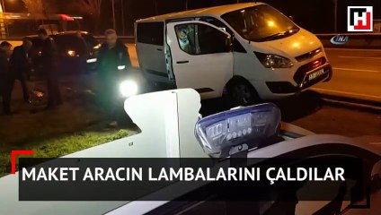 Bu da oldu! Maket trafik polis araçlarının tepe lambalarını çaldılar