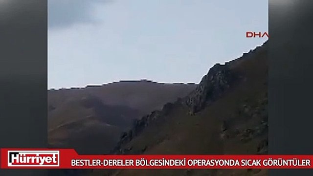 Bestler-Dereler bölgesindeki operasyonda sıcak görüntüler