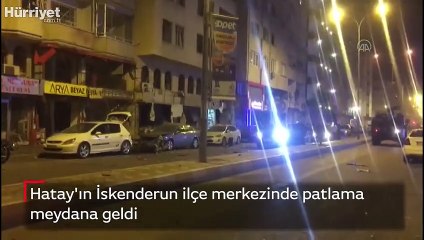 Son dakika: Hatay'ın İskenderun ilçe merkezinde patlama meydana geldi