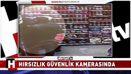 Marketteki hırsızlık böyle görüntülendi