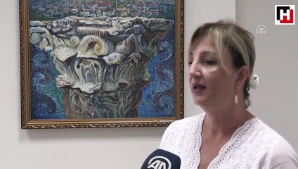 Bin 200 metrekarelik tek parça taban mozaiği görücüye hazırlanıyor