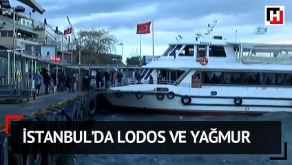 İstanbul’da lodos ve yağmur