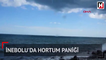 İnebolu'da hortum paniği