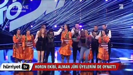 Türk Horon ekibi Alman jüriyi bile oynattı