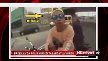 POLİS MOTOSİKLETLİ HIRSIZI BÖYLE ÖLDÜRDÜ
