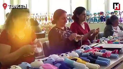 Kadınlar organik örgü bebeği marka yaptı, ekonomiye kazandırdı