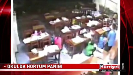 TAYLAND'DA İLKÖĞRETİM OKULUNDA HORTUM PANİĞİ