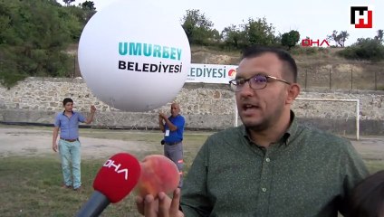 Umurbey şeftalisi uzaya gönderildi