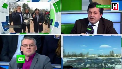 Rus televizyon programında yumruklar konuştu