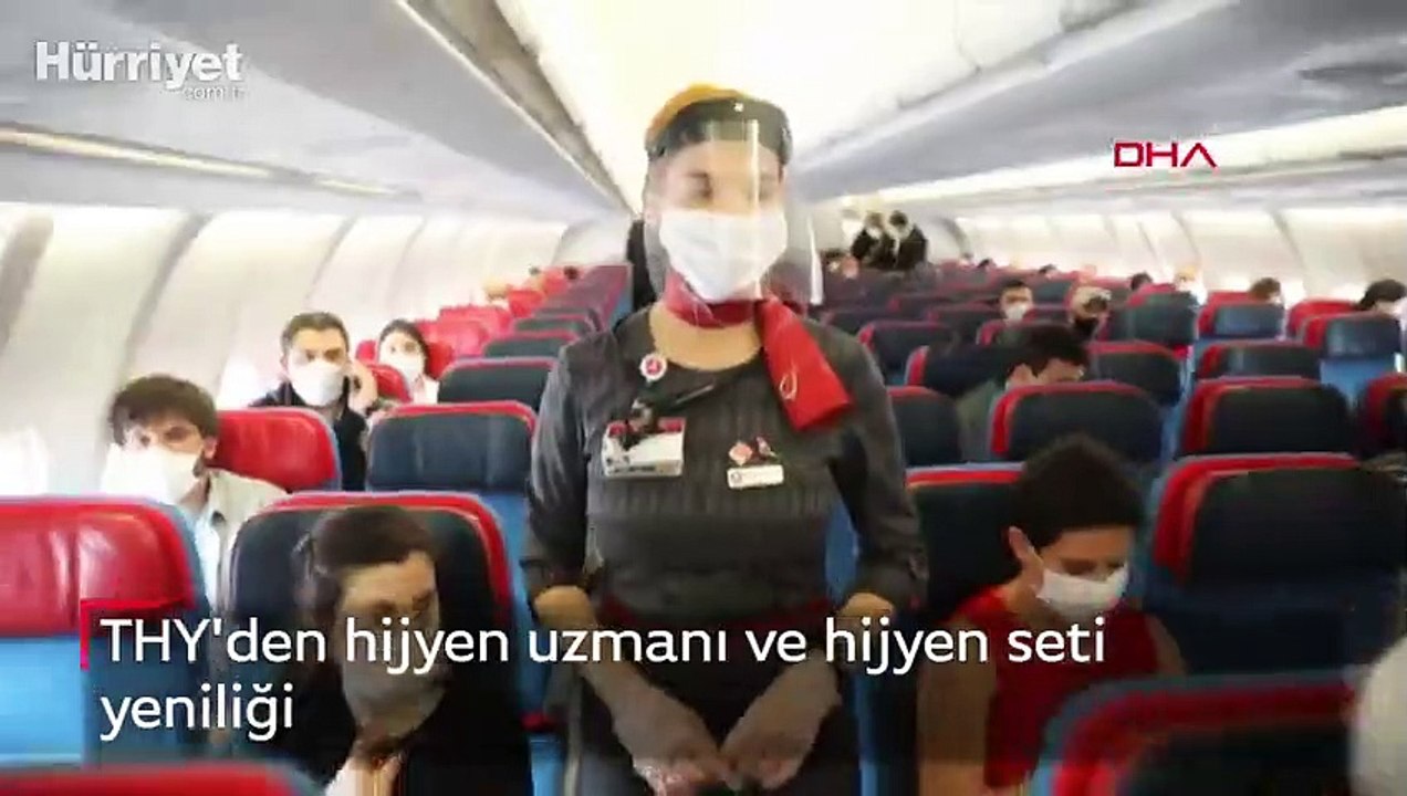 THY'den hijyen uzmanı ve hijyen seti yeniliği