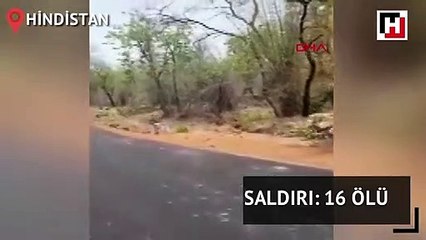 Hindistan'da polis aracına mayınlı saldırı 16 ölü