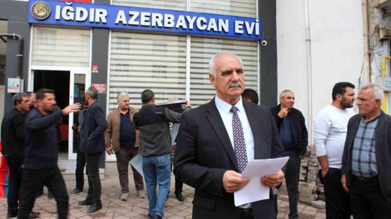 Iğdır haberleri... Iğdır'da Ermenistan'ın Azerbaycan topraklarına yönelik saldırıları kınandı