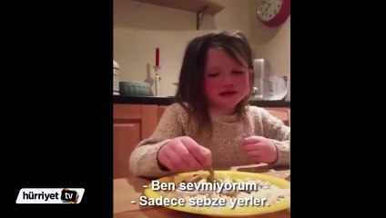 Vejetaryen kızın hayvanlar kesilmesin isyanı