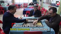 Tavla turnuvasında 'mezar taşı' hediye