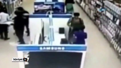 Koca televizyonu böyle çaldılar