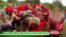 İSVEÇLİ HOLİGANLARDAN ŞOK HAREKET