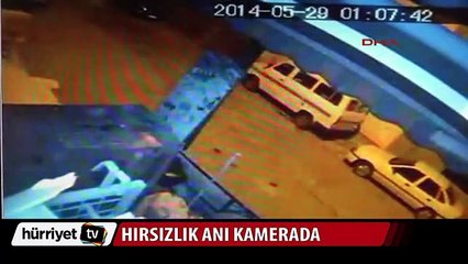 Marketteki hırsızlık böyle görüntülendi