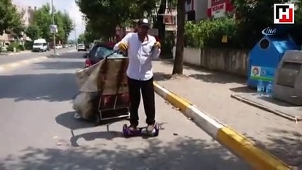 Teknolojiye ayak uyduran kağıt toplayıcı kamerada