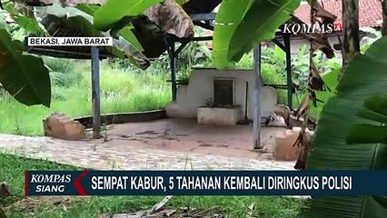 7 Tahanan Polsek Jatiasih Jebol Tembok Kamar Mandi dan Berhasil Kabur!