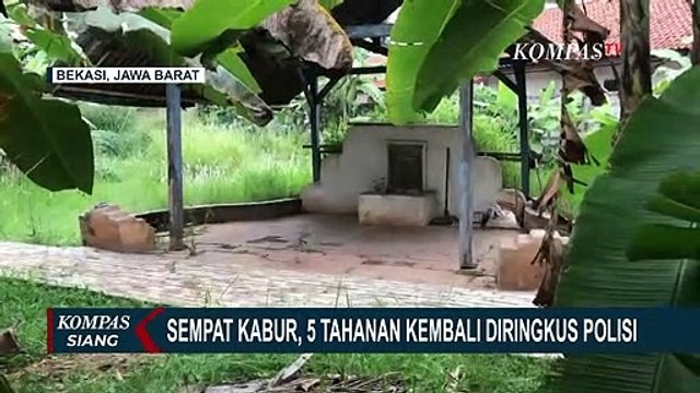 7 Tahanan Polsek Jatiasih Jebol Tembok Kamar Mandi dan Berhasil Kabur!
