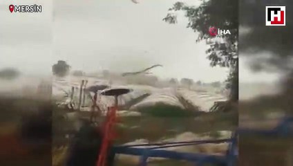 Hortum seraları böyle vurdu