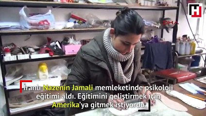 İranlı psikolog hayalleri için ayakkabı ustası oldu