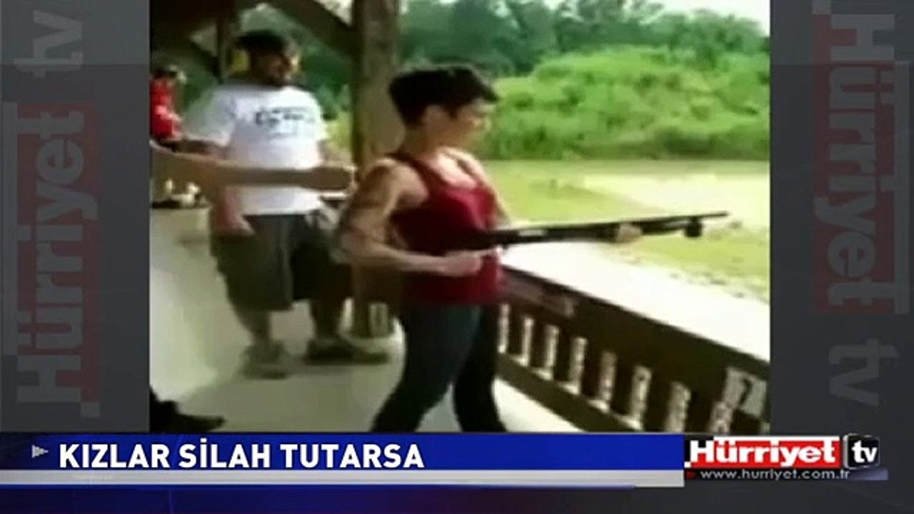 KADINLAR SİLAH KULLANIRSA NE Mİ OLUR? İŞTE BU OLUR
