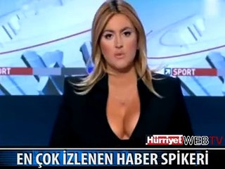 ELBİSESİYLE REKOR KIRAN SPİKER