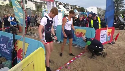 2022 World Rowing Beach Sprint Finals -replay of Junior Men's and Women's Doubles