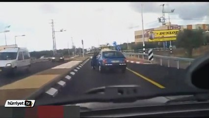 Kızdığı sürücüyü sopayla dövmeye kalkışan adamın hazin sonu